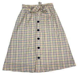 Modcloth Multicolor Plaid Skirt